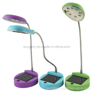 Solar Reading Light Charged by Solar and AC Electricity